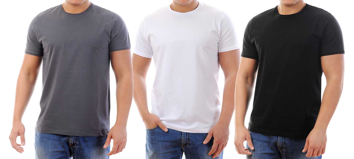 Different coloured Tshirts